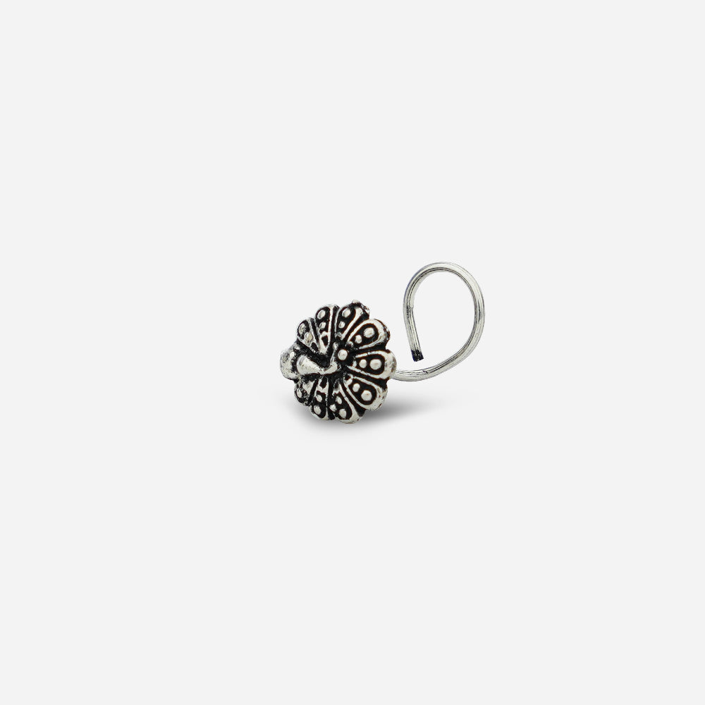 Boho Silver Nose Pin