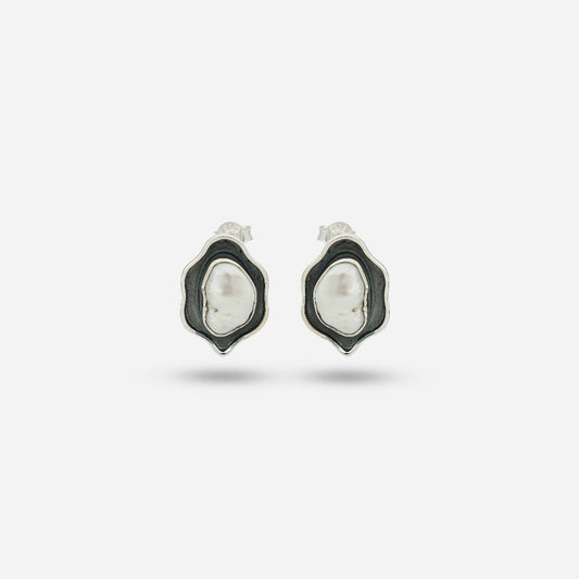 Silver Pearl Earrings for HER | 925 Silver Online - Silver World
