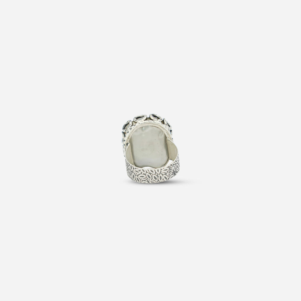 925 Silver Pearl Ring