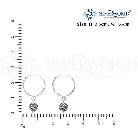 Silver Bali Earrings