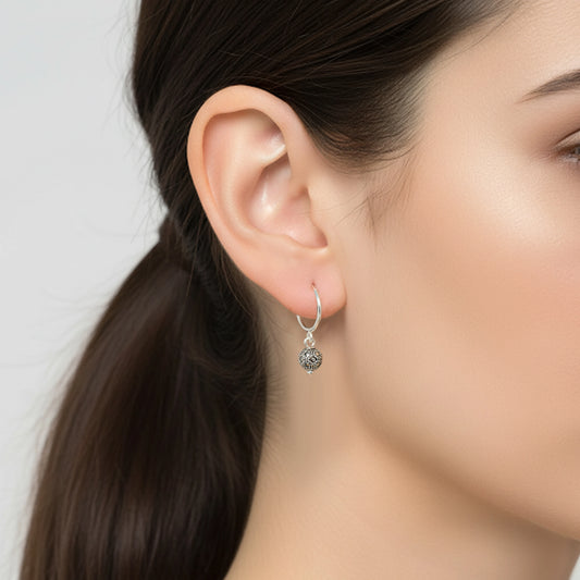 Silver Bali Earrings