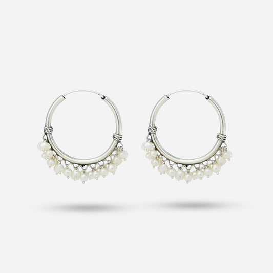 Pearl Jhumka Earrings