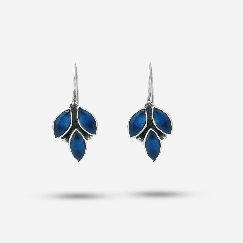Blue Zirconia Earrings