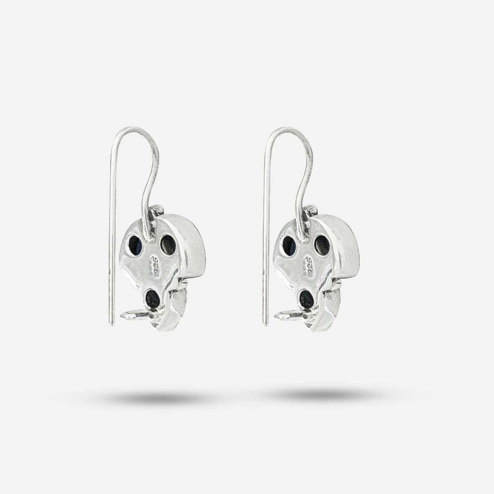 Blue Zirconia Earrings