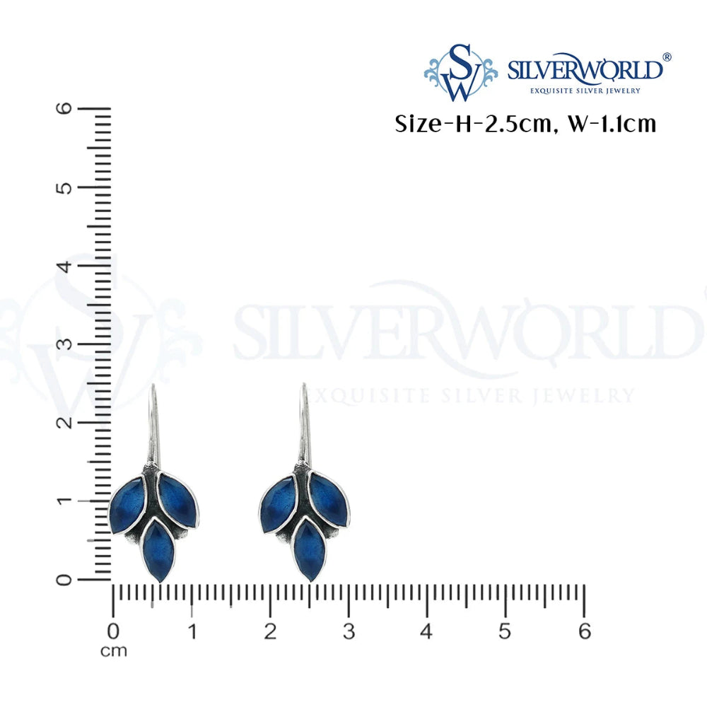 Blue Zirconia Earrings