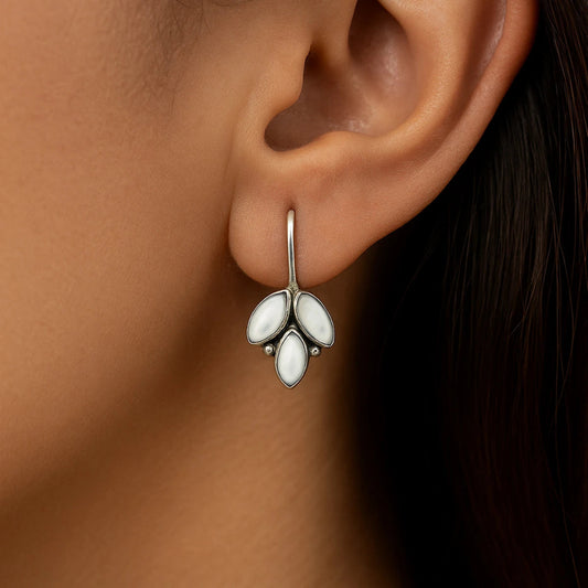 Silver Zirconia Earrings