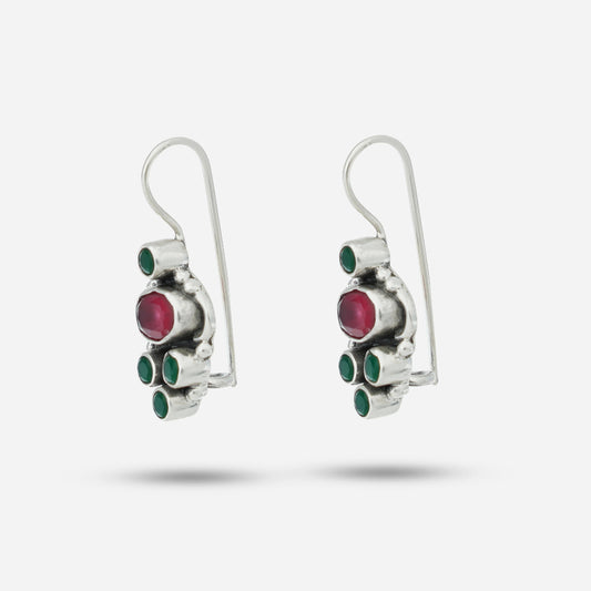 Pink Enamel Earrings