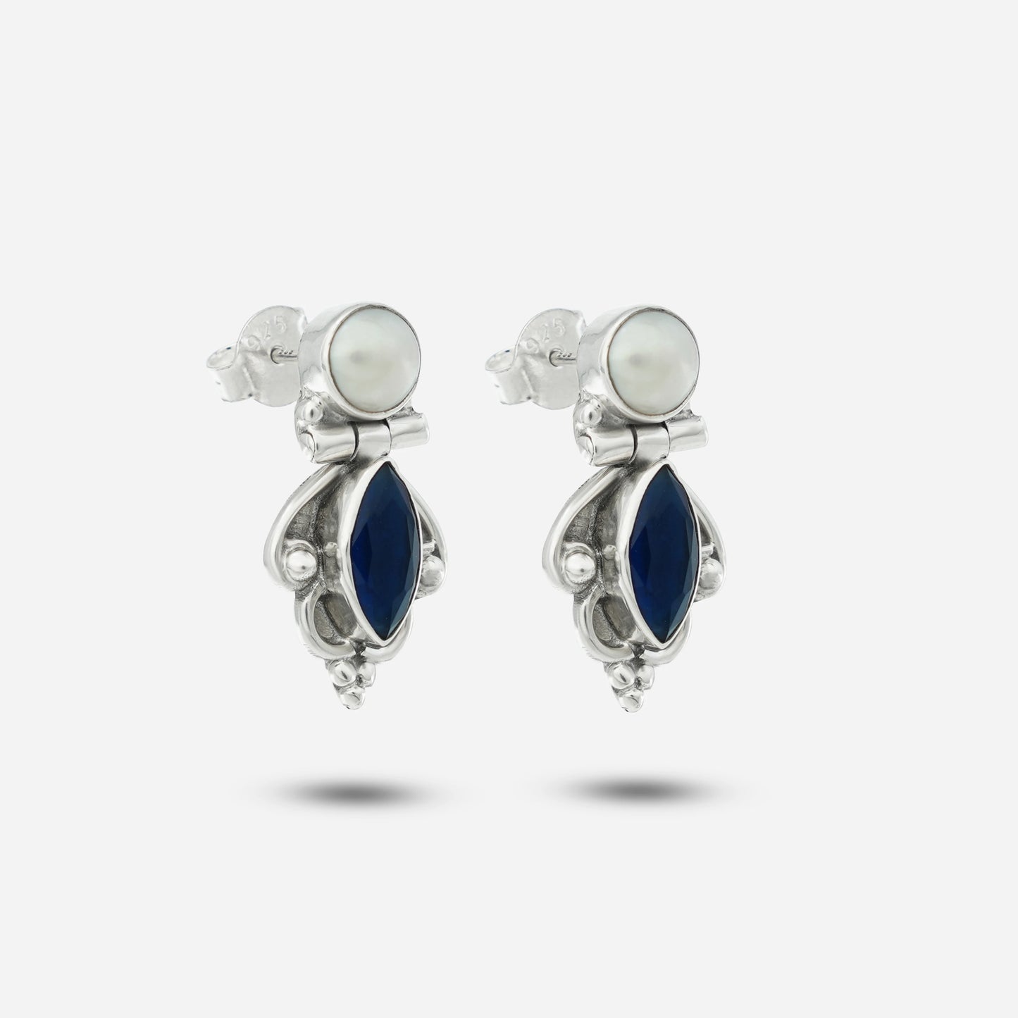 Blue Stone Earrings
