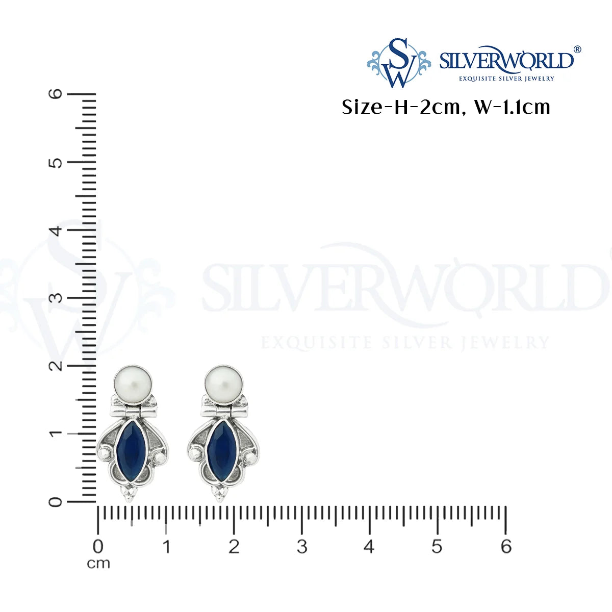 Blue Stone Earrings