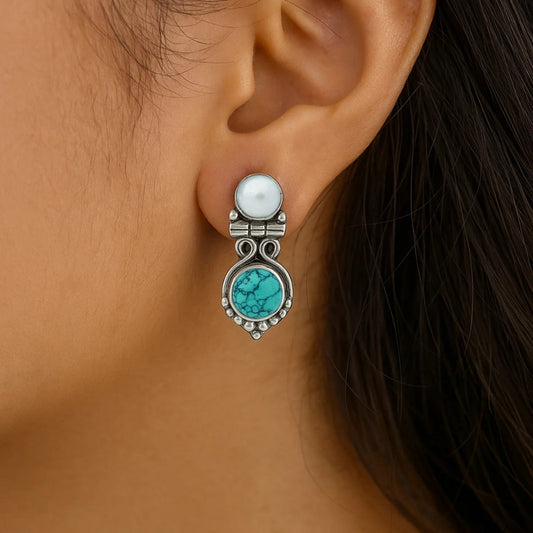 Turquoise Blue Earrings