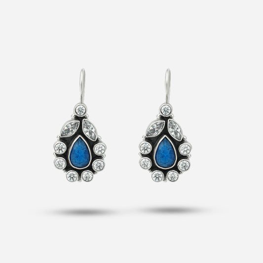 Silver Teardrop Earrings