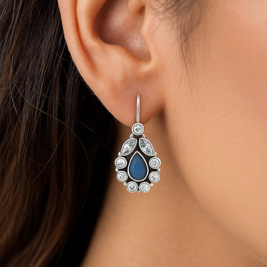 Silver Teardrop Earrings