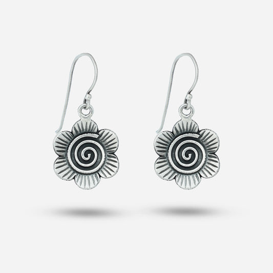 Traditional Silver Earrings
