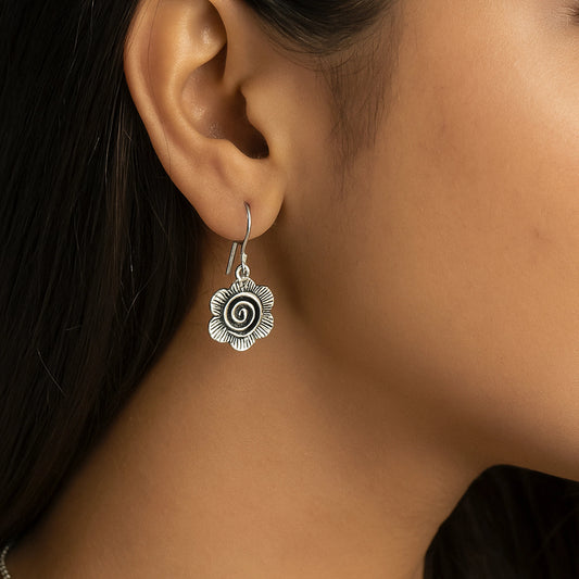 Traditional Silver Earrings