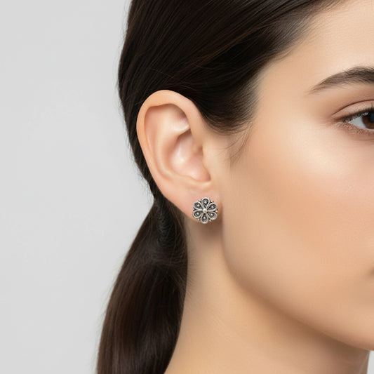 Antique Silver Earrings