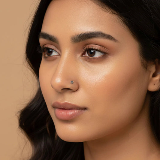 Nose pin by silver world best silver shops in Delhi