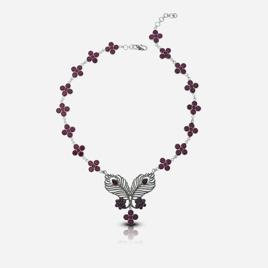 Peacock Necklace by Silver World: A Statement of Grace