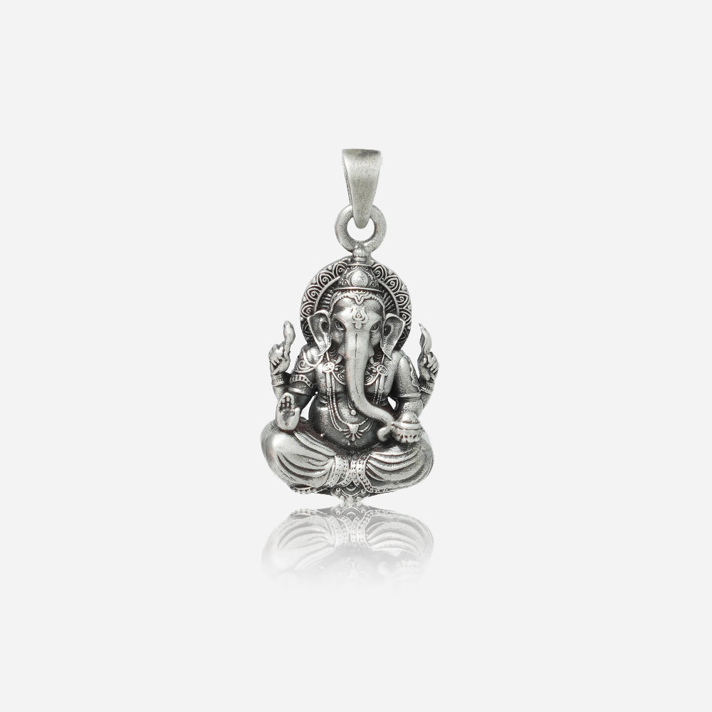 Ganesha Silver Pendant