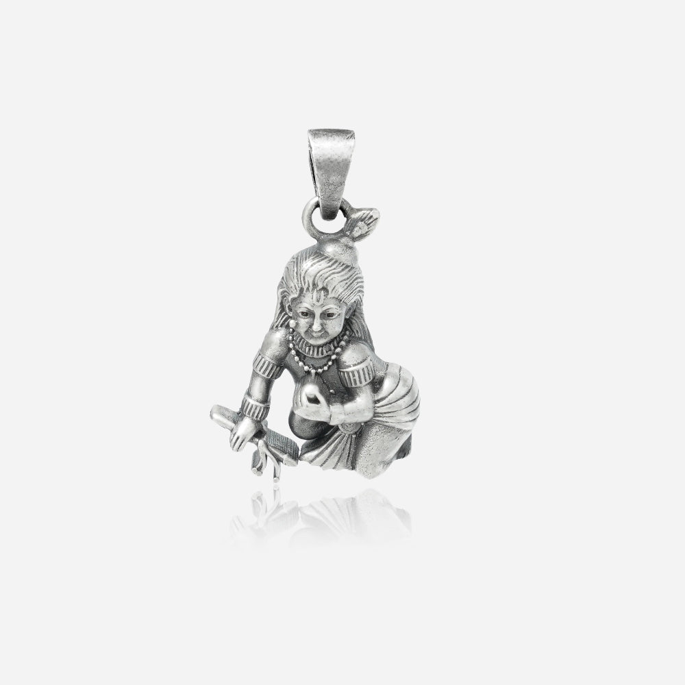 Bal Gopal 925 Silver Pendant