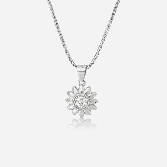 Sparkling Sunburst Pendant