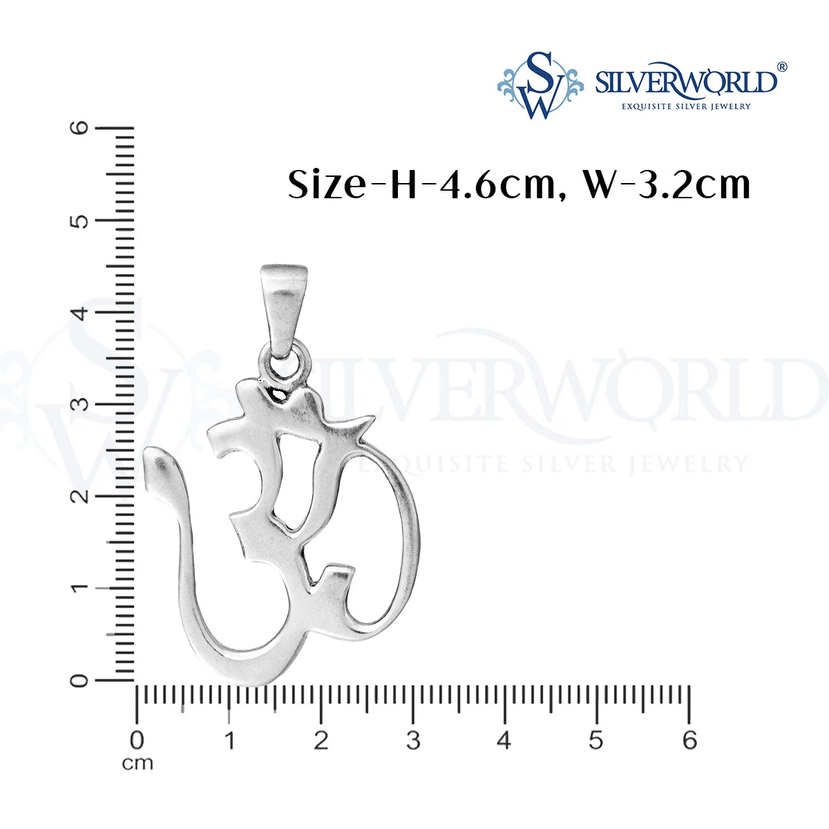 925 Silver Om Pendant