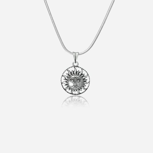 Silver Sun Pendant