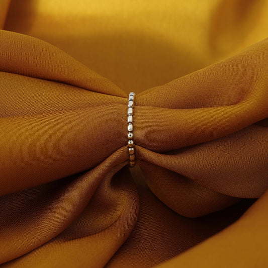 Sterling Silver Beaded Ring