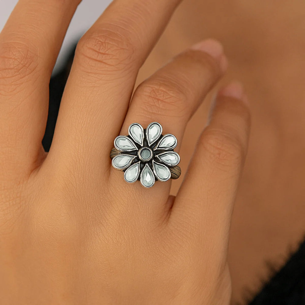 Oxidized Silver Ring