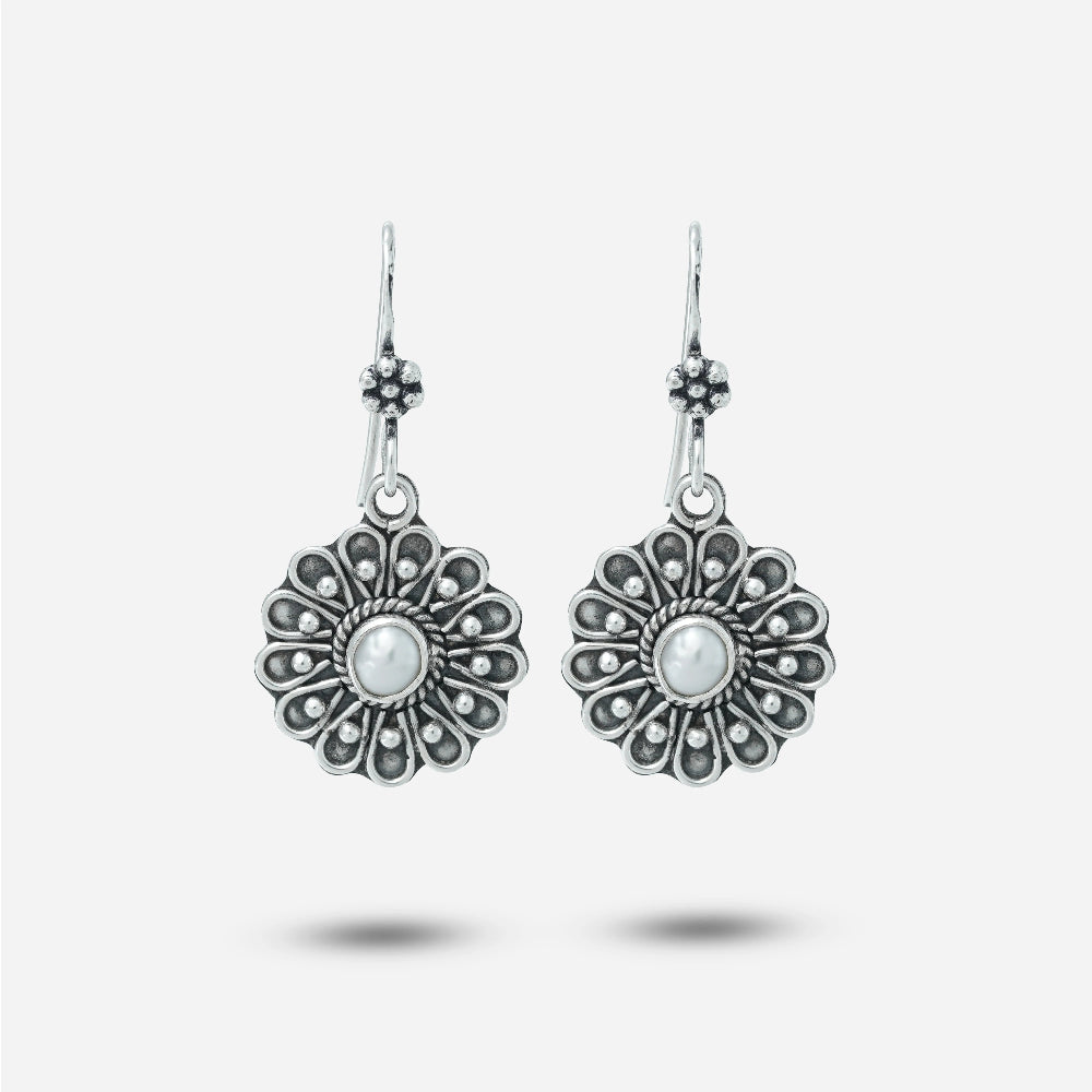 flower design earrings