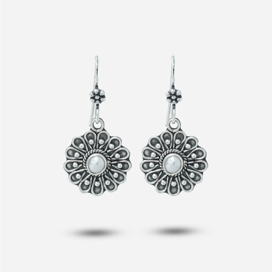 flower design earrings