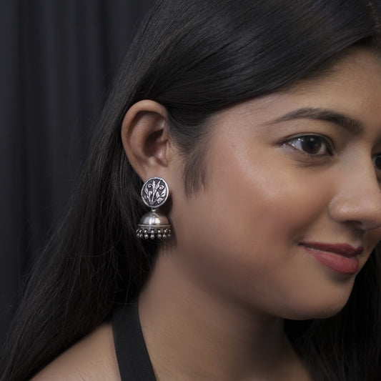 Floral Tribal Jhumka