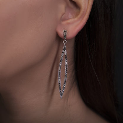 Swiss Marcasite Needle Drop
