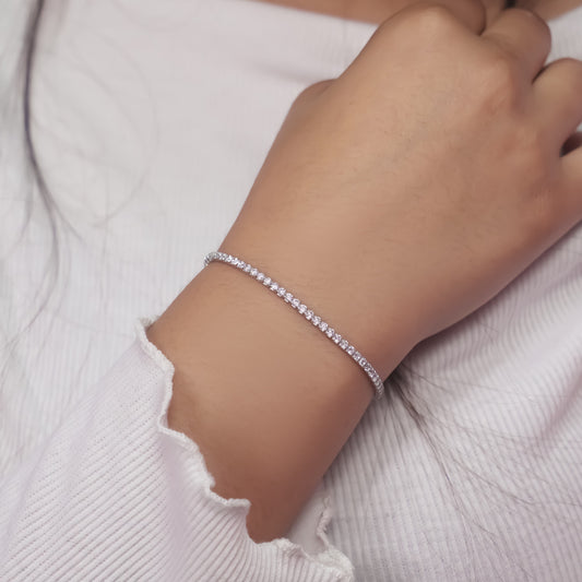 Radiant Zirconia Tennis Bracelet
