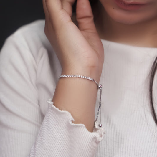 Radiant Zirconia Tennis Bracelet