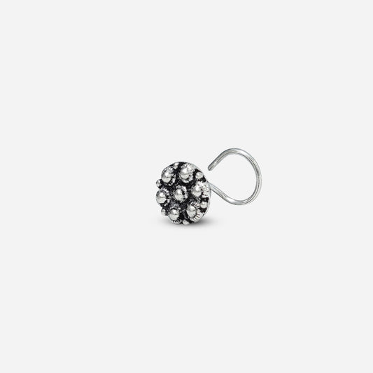 Designer Silver Nose Pins
