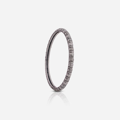 Rhythmic Engraved Bangle