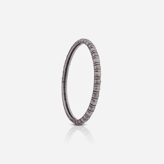 Rhythmic Engraved Bangle