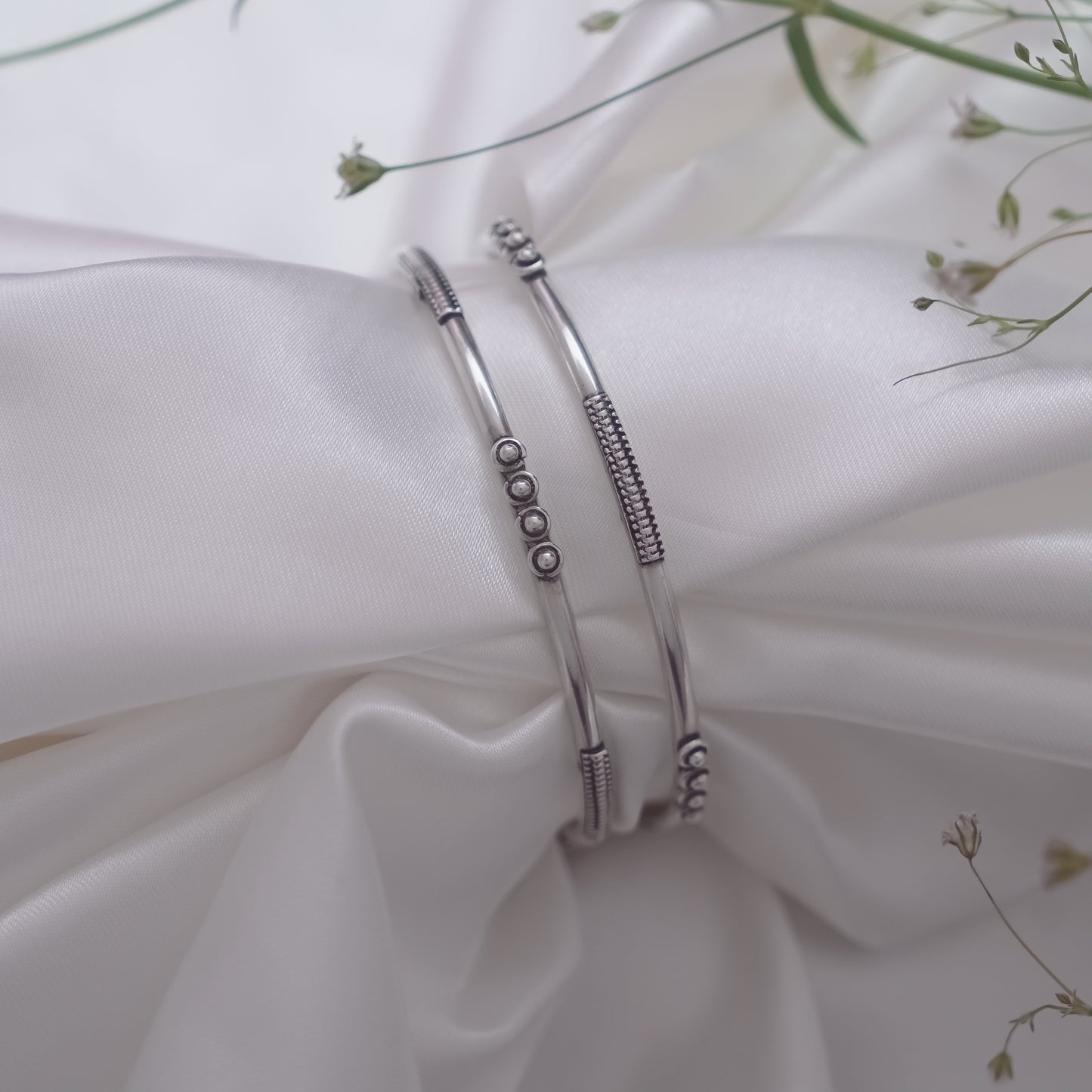 Geometric Accented Bangle