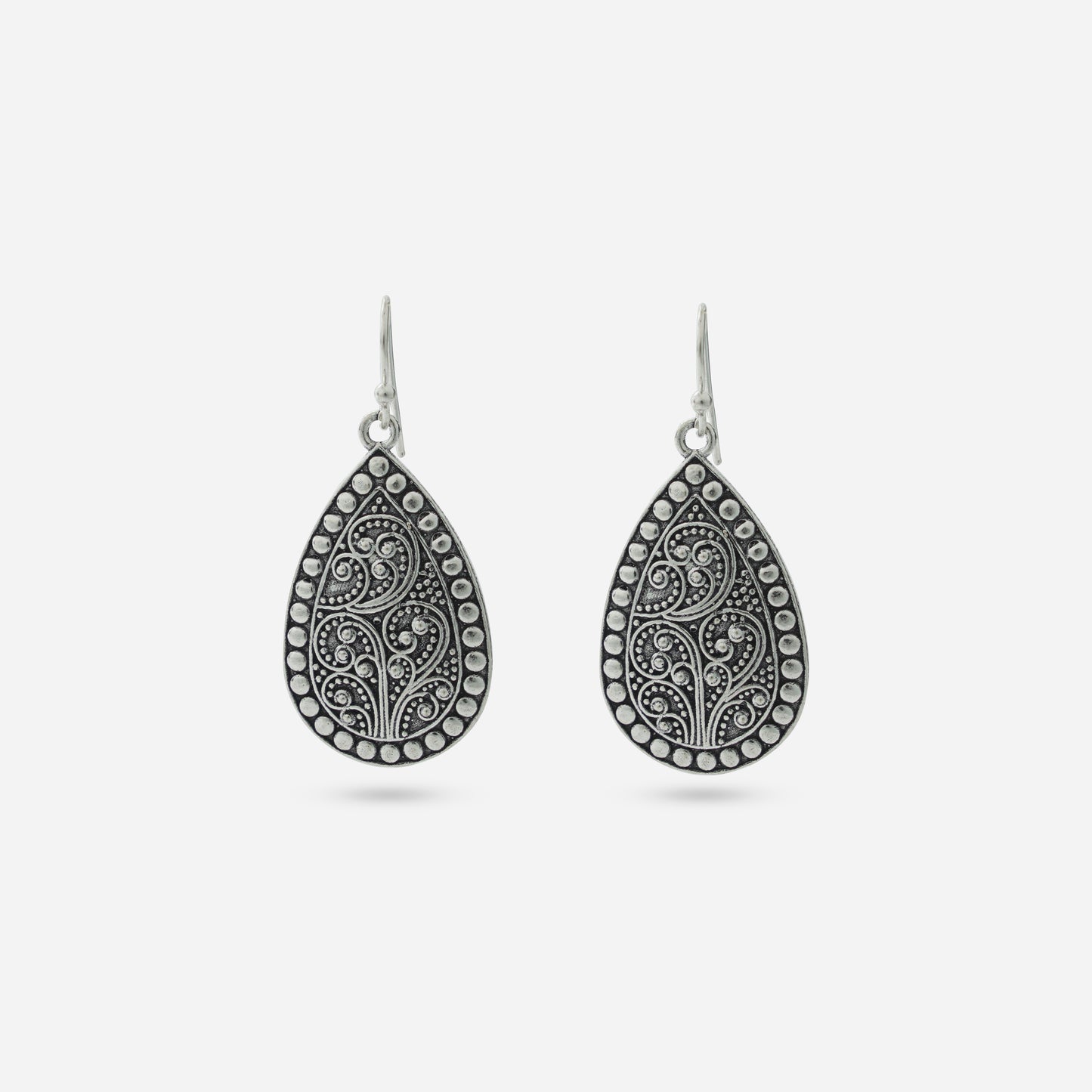 Tribal Filigree Teardrop