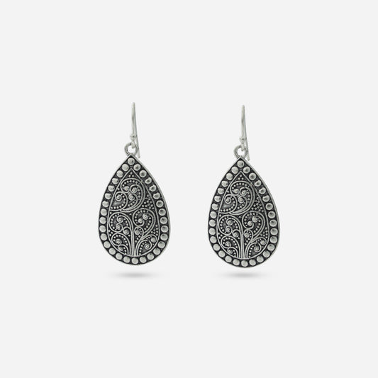 Tribal Filigree Teardrop