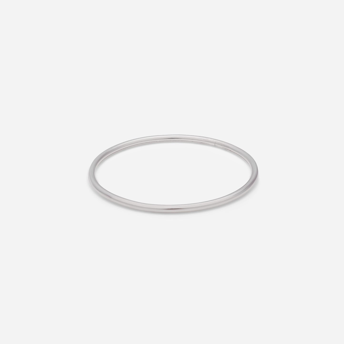 Mirror-Polish Minimalist Bangle