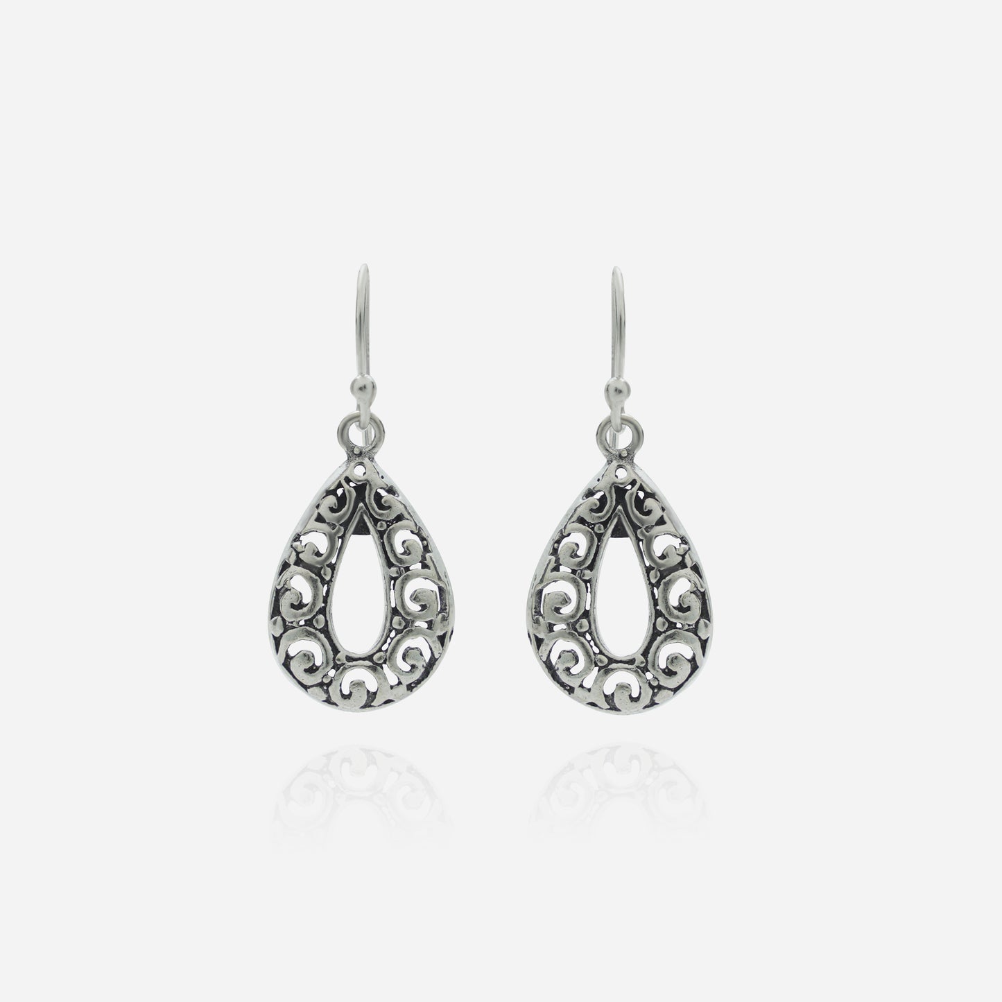 Tribal Scroll Teardrop