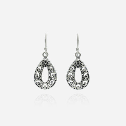 Tribal Scroll Teardrop