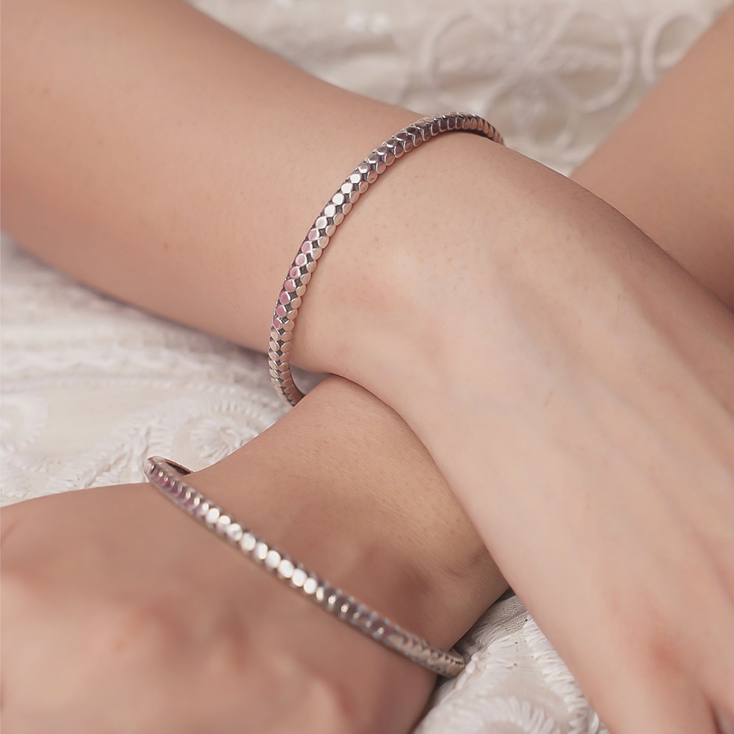 Serpentine Scale Bangle