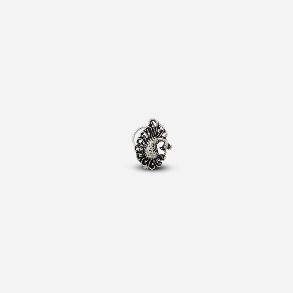 Stylish Silver Nose Pin