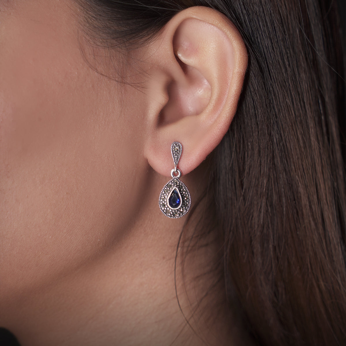 Blue Stone Dangler