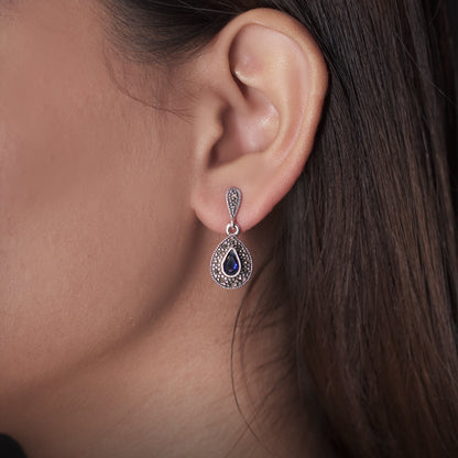 Blue Stone Dangler
