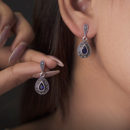 Blue Stone Dangler