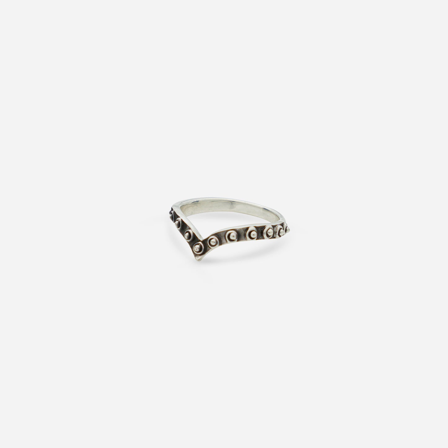 V-Shape Chevron Ring