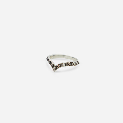 V-Shape Chevron Ring